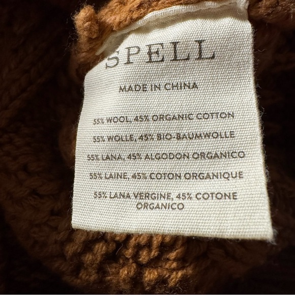 Spell & The Gypsy Collective Midsummers Dream Cable Knit Cardigan S/M - Picture 7 of 14